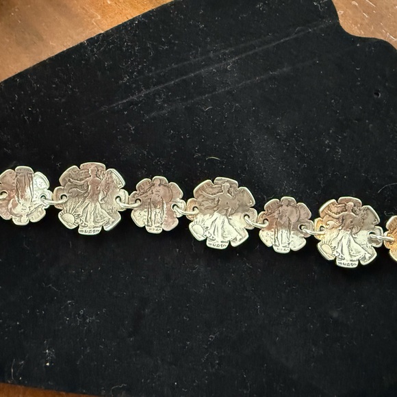 Silver Floral Bracelet - Picture 2 of 2